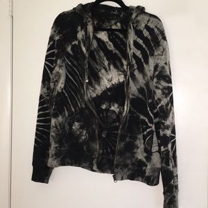 Authentic Hand Tie Dyed Zip Hoodie